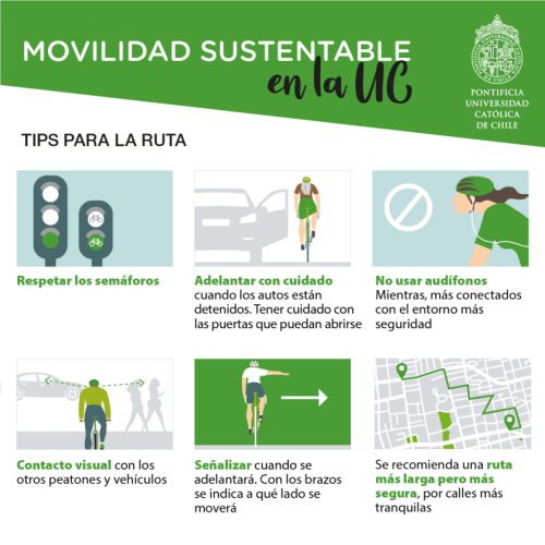 Movilidad Sustentable en la UC Durante el pedaleo