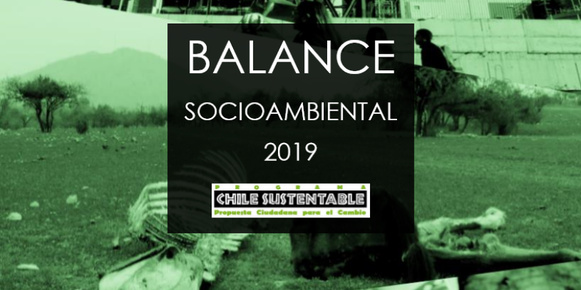 Balance Socioambiental 2019 por Chile Sustentable