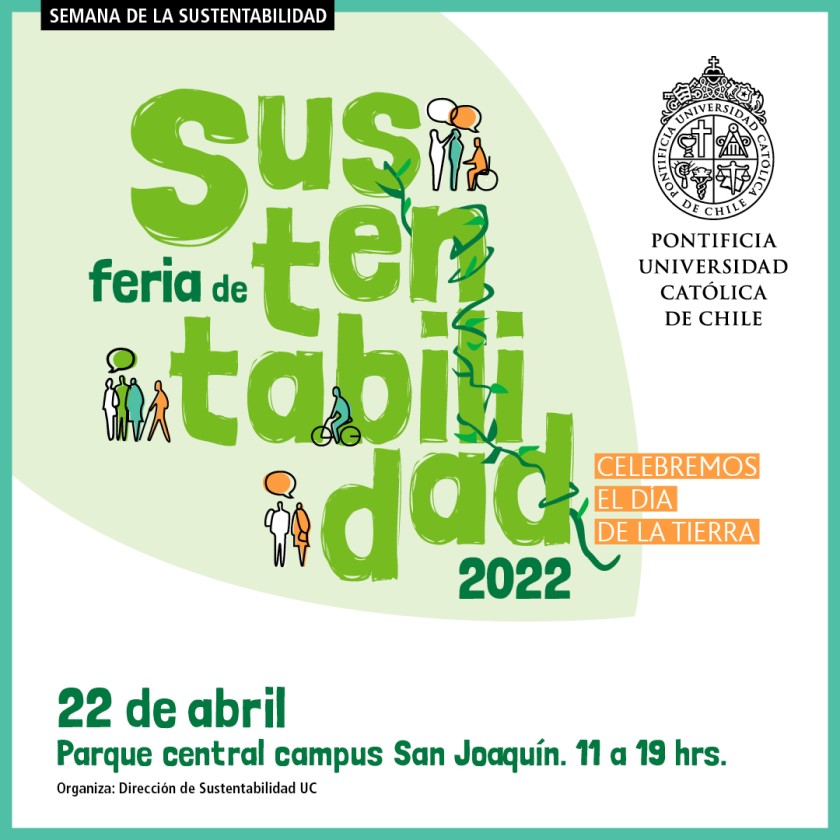 Celebremos el Día de la Tierra en la Feria de Sustentabilidad UC 2022