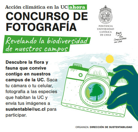 Concurso de fotografía “Revelando la biodiversidad de nuestra universidad”