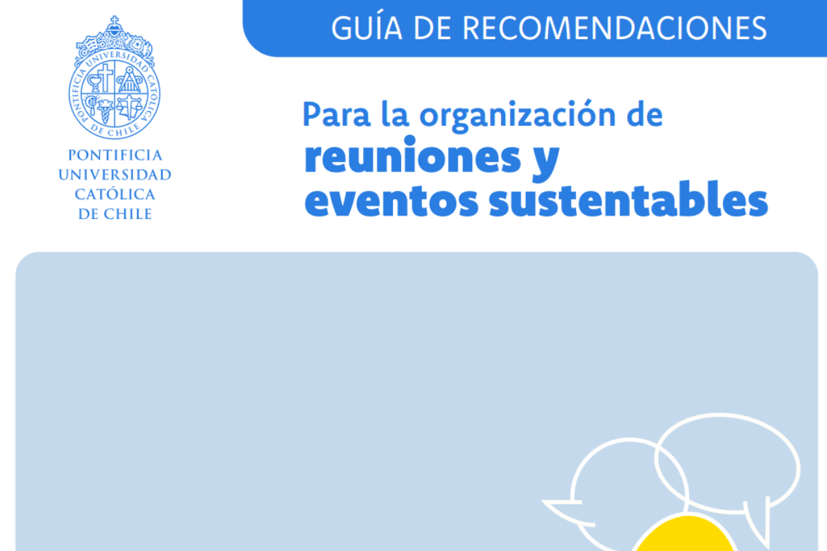 Guía de recomendaciones para la organización de reuniones y eventos sustentables 